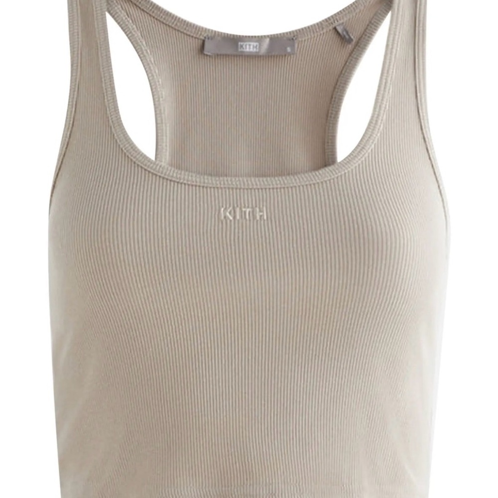 Kith Light Beige Ribbed Tank